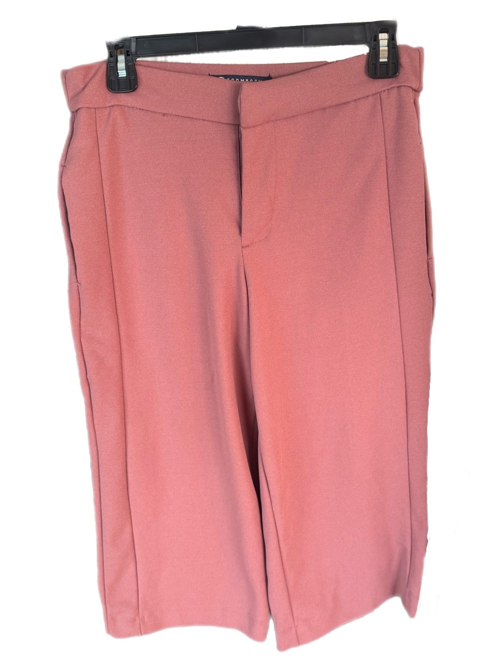 Boom Boom Jeans Dusty Rose Wide-Leg Tailored Pants